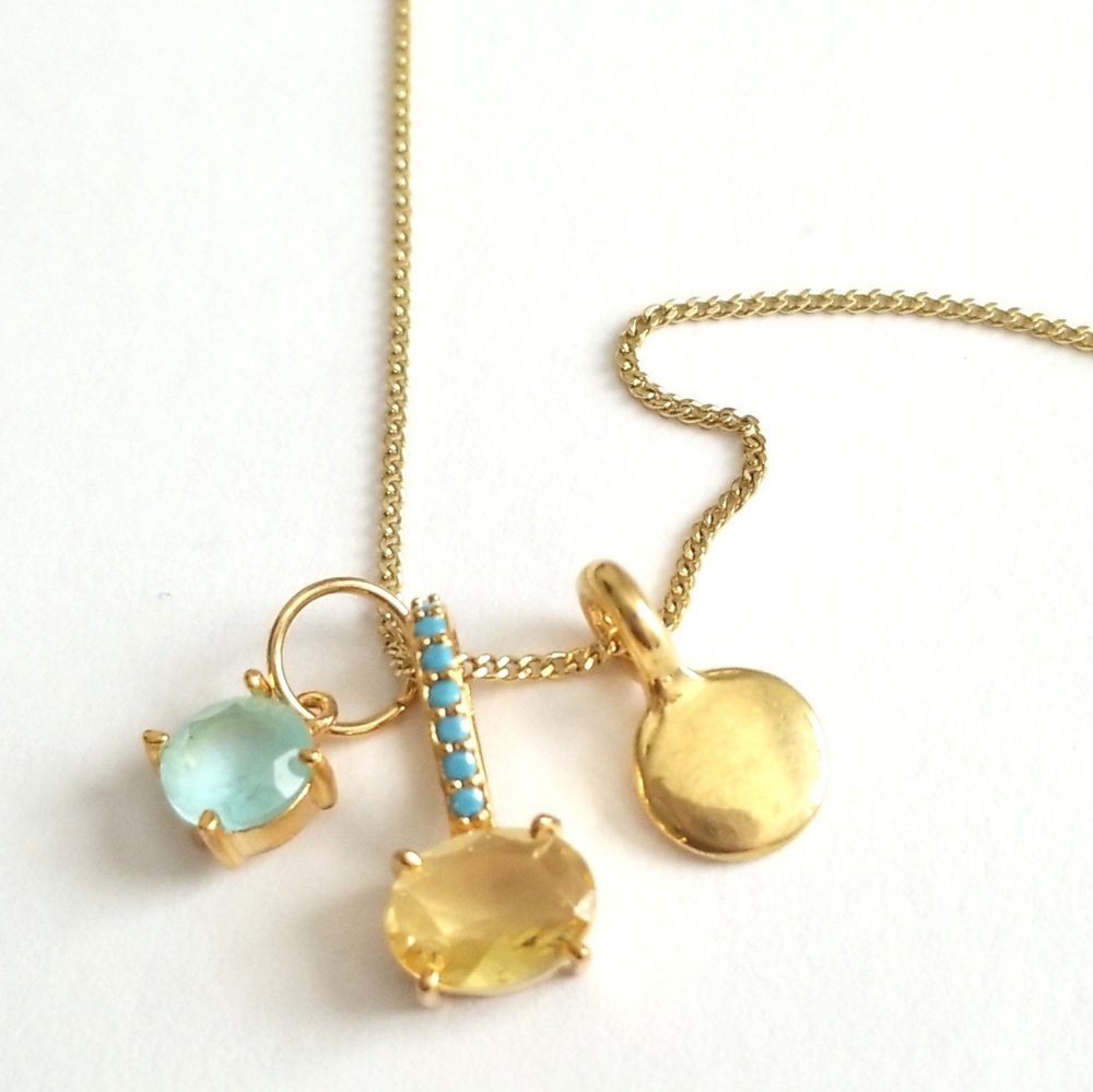 Anthropologie Serefina Charm Necklace